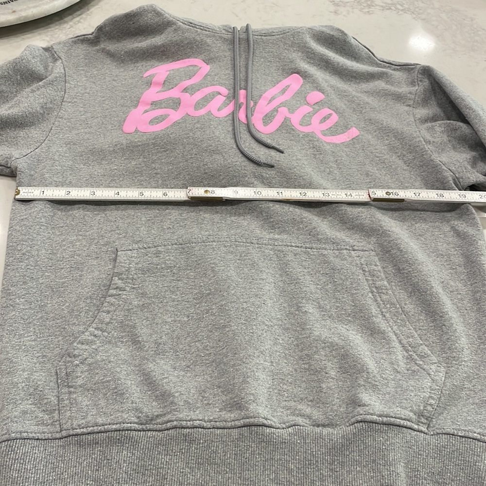 Gray Barbie hooded sweatshirt - Picture 6 of 7